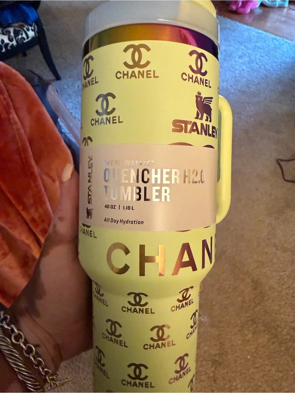 Beautiful Yellow 40oz Stanley Cup